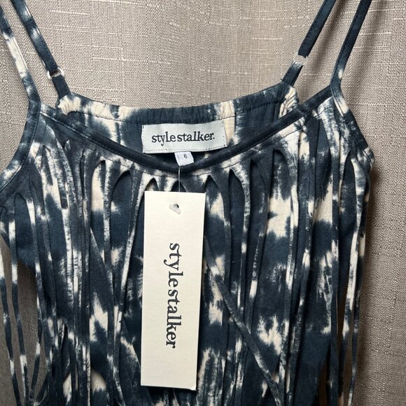 Stylestalker Tie Dye Fringe Festival Dress - Size S - Picture 14 of 16